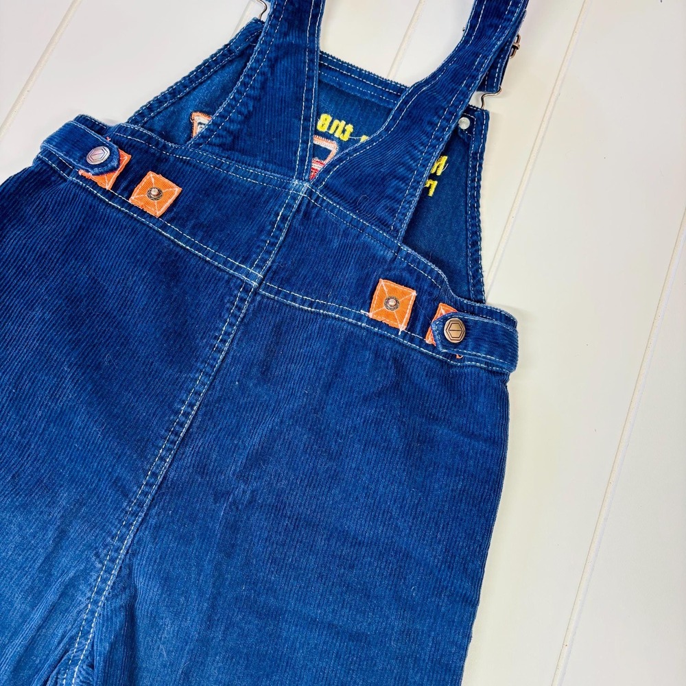 Vintage Bob the Builder Construction Navy Blue Overalls, Size Kids 7 - Picture 6 of 14